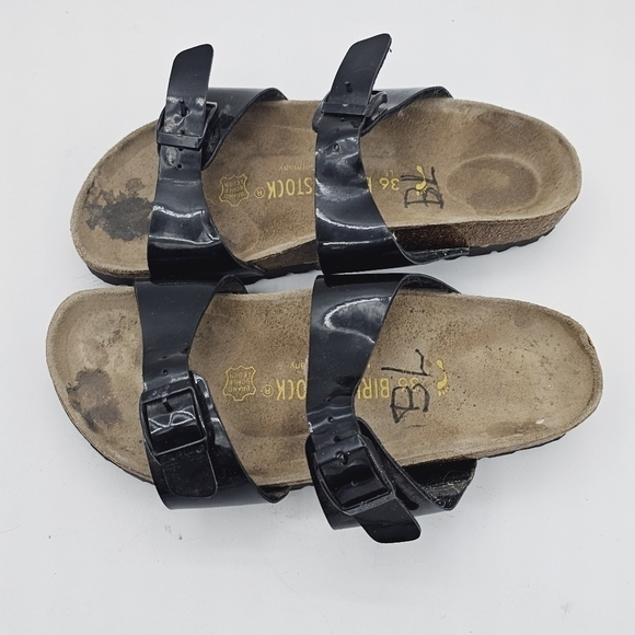 Birkenstock Birko-Flor Sydney Vegan Womens Double Buckle Strap Sandal Size 36 - Picture 2 of 9